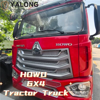 Fabricantes de caminhão trator vermelho HOWO 6x4 na China