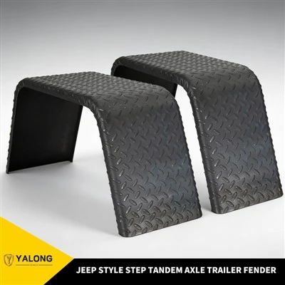 Pára-choque de reboque com eixo tandem estilo Jeep Step